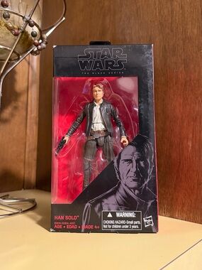 Unopened Vintage Star Wars Han Solo Harrison Ford Figure Hasbro
